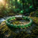 Aventurine Single Crystal Bracelet | Silver MagSnap Amulet | Luck, Opportunity & Heart-Centred Abundance