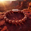 Red Jasper Single Crystal Bracelet | Rose Gold MagSnap Amulet | Grounding, Vitality & Unshakeable Foundations