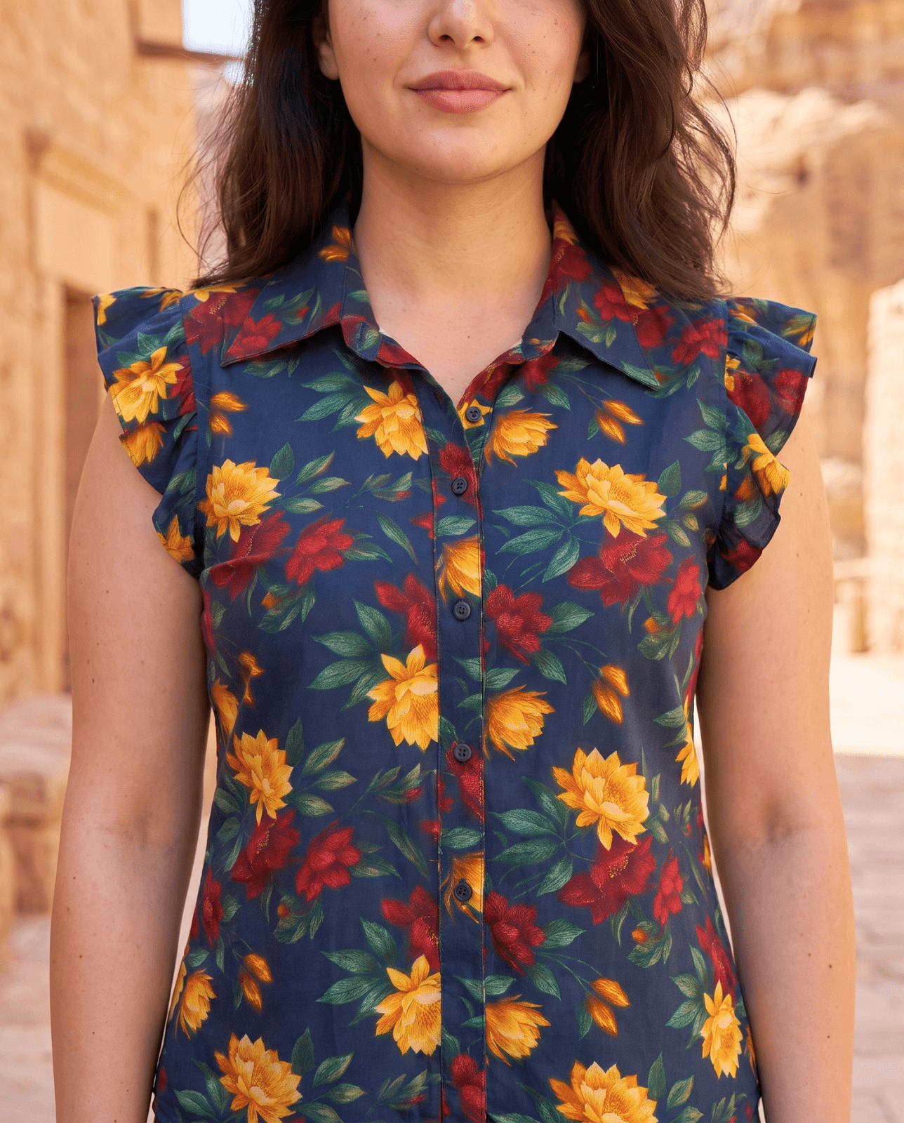 Jupiter Planet Prosperity Top | Brihaspati Graha Top | Purple Gold Planetary Tee - Image 4