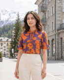 Mars Planet Power Top | Mangal Graha Top | Purple Orange Planetary Tee